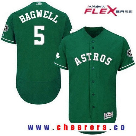 Jeff Bagwell Houston Astros green jersey