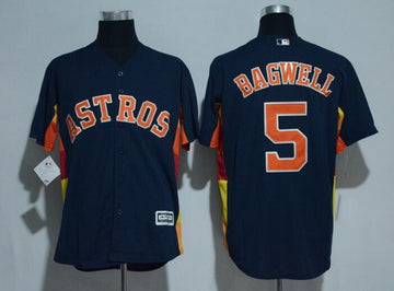 Jeff Bagwell Houston Astros navy jersey