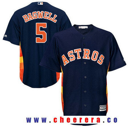 Jeff Bagwell Houston Astros navy jersey