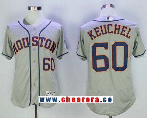 Dallas Keuchel Houston Astros gray Road jersey