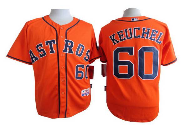 Dallas Keuchel Houston Astros orange jersey