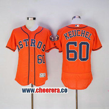 Dallas Keuchel Houston Astros orange jersey