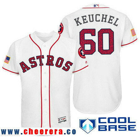 Dallas Keuchel Houston Astros white Fashion jersey