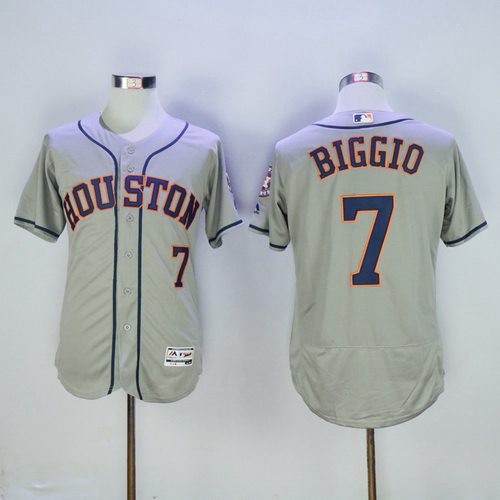 Craig Biggio Houston Astros gray Road jersey