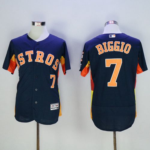 Craig Biggio Houston Astros navy jersey