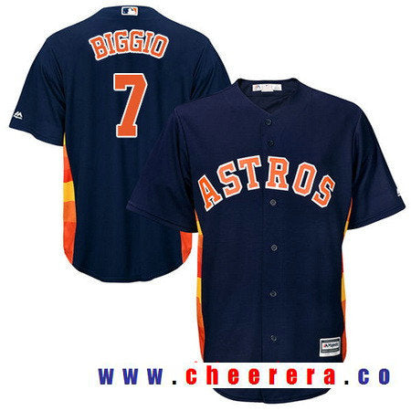 Craig Biggio Houston Astros navy jersey