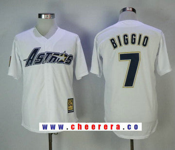 Craig Biggio Houston Astros white Throwback jersey