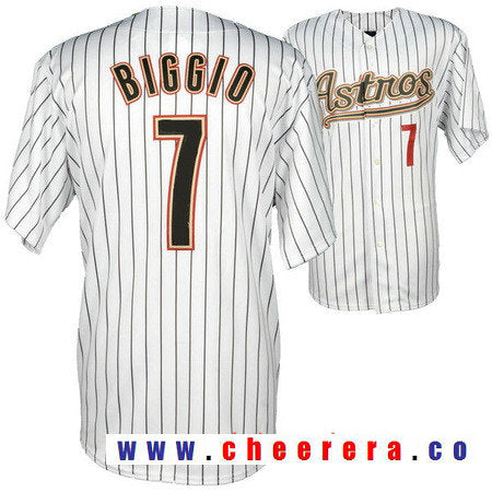 Craig Biggio Houston Astros white Cooperstown jersey