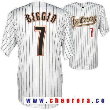 Craig Biggio Houston Astros white Cooperstown jersey