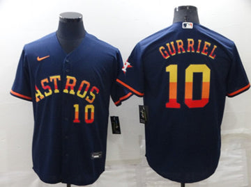 Yuli Gurriel Houston Astros navy jersey
