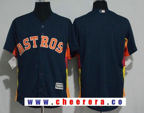 Custom Houston Astros navy jersey
