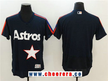Custom Houston Astros navy jersey