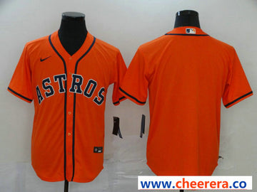 Custom Houston Astros orange jersey
