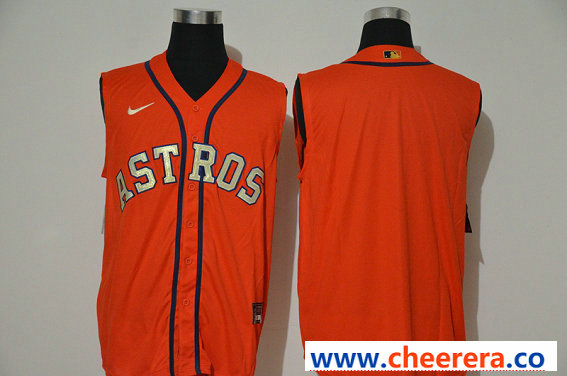 Custom Houston Astros orange jersey
