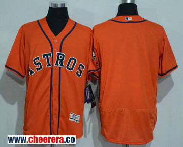 Custom Houston Astros orange jersey