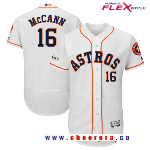 Brian McCann Majestic Houston Astros white jersey