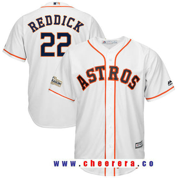 Josh Reddick Majestic Houston Astros white jersey