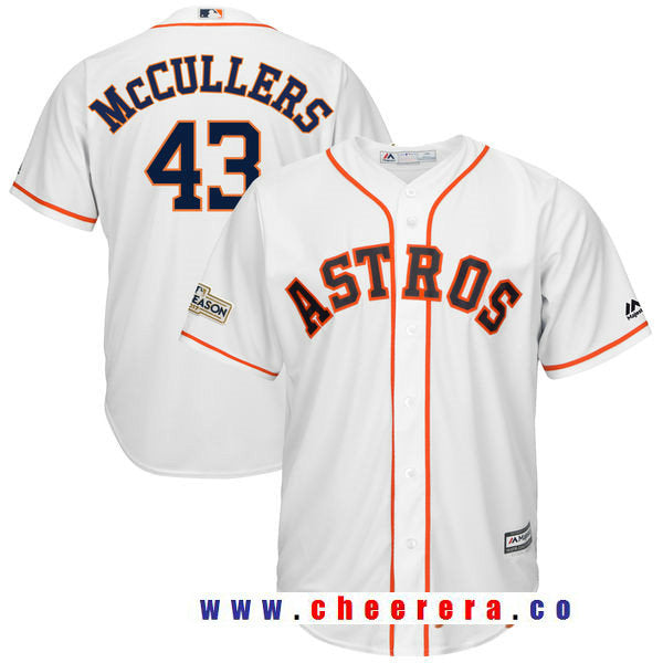 Lance McCullers Majestic Houston Astros white jersey