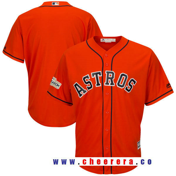 Majestic Houston Astros orange jersey