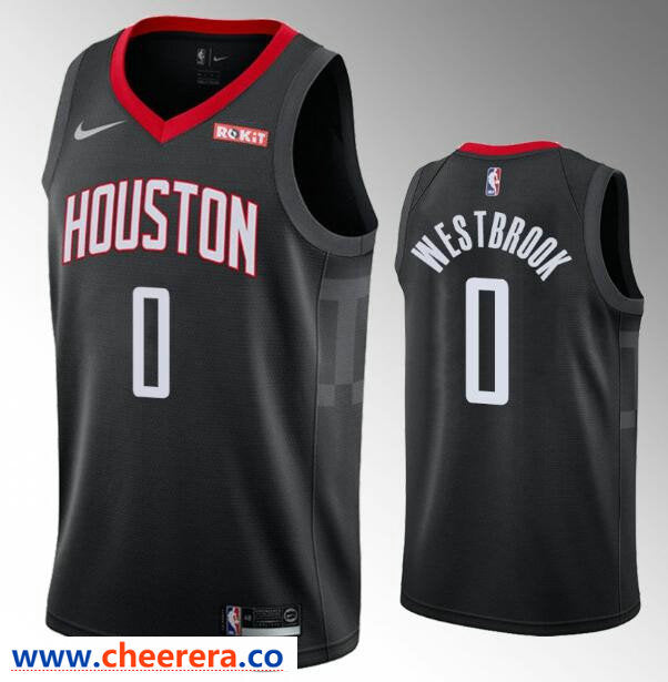Russell Westbrook Houston Rockets black jersey