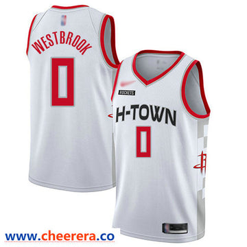 Russell Westbrook Houston Rockets white jersey