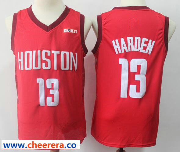 James Harden Houston Rockets red jersey