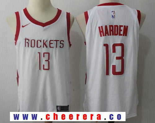 James Harden New Houston Rockets white jersey
