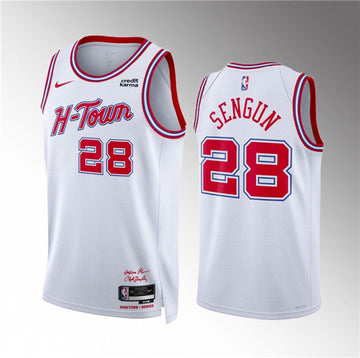 Alperen Sengun Houston Rockets white jersey