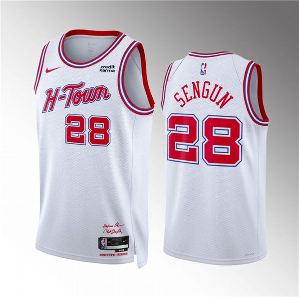 Alperen Sengun Houston Rockets white jersey