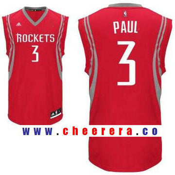 Chris Paul Houston Rockets red jersey