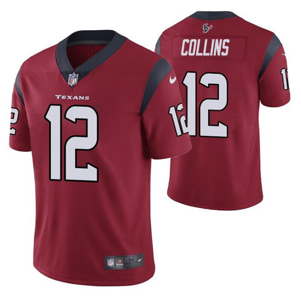 Nico Collins Houston Texans red Vapor jersey