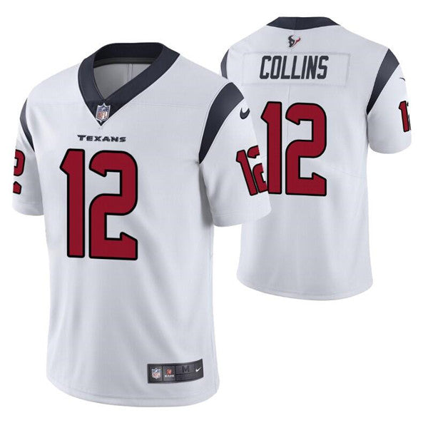 Nico Collins Houston Texans white Vapor jersey
