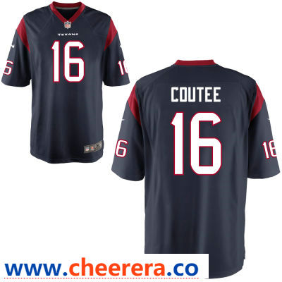Keke Coutee Houston Texans navy Game jersey