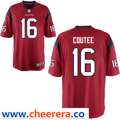 Keke Coutee Houston Texans red Game jersey