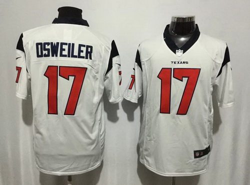 Brock Osweiler Houston Texans white Game jersey