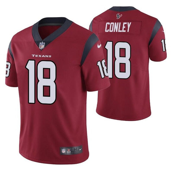 Chris Conley Houston Texans red Vapor jersey