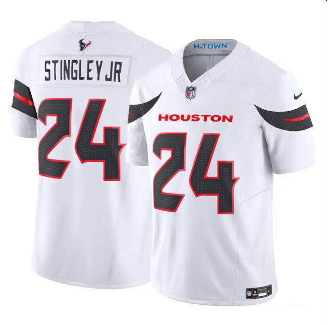 Derek Stingley Jr Houston Texans white Vapor jersey