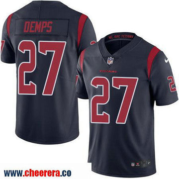 Quintin Demps Houston Texans navy Color Rush jersey