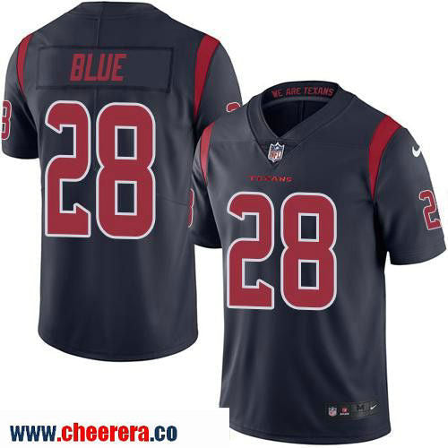 Alfred Blue Houston Texans navy Color Rush jersey