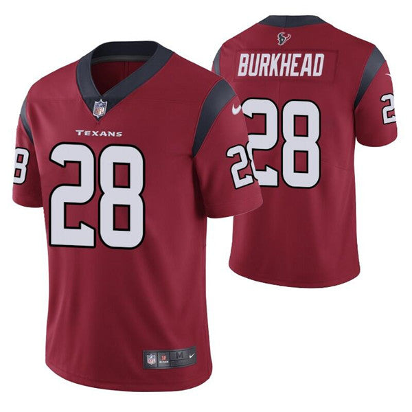 Rex Burkhead Houston Texans red Vapor jersey