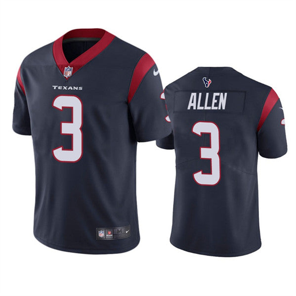 Kyle Allen Houston Texans navy Vapor jersey