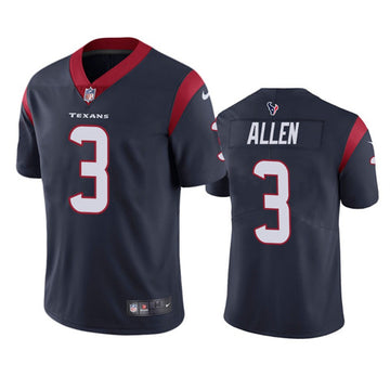 Kyle Allen Houston Texans navy Vapor jersey