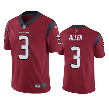 Kyle Allen Houston Texans red Vapor jersey