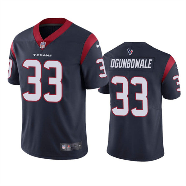 Dare Ogunbowale Houston Texans navy Vapor jersey