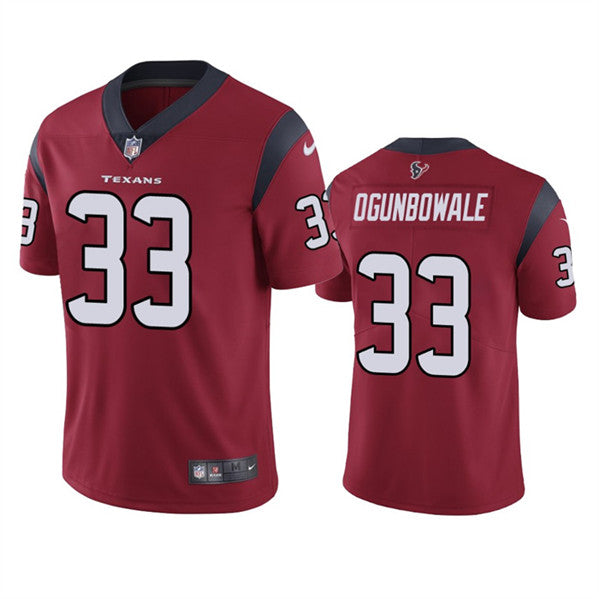 Dare Ogunbowale Houston Texans red Vapor jersey