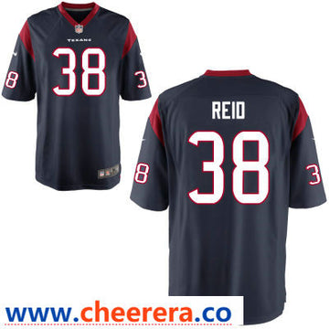 Justin Reid Houston Texans navy Game jersey