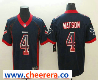 Deshaun Watson Houston Texans navy Color Rush jersey