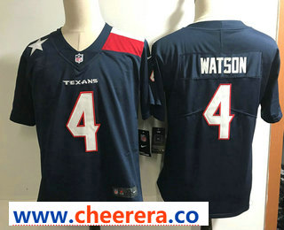 Deshaun Watson Houston Texans navy Vapor jersey
