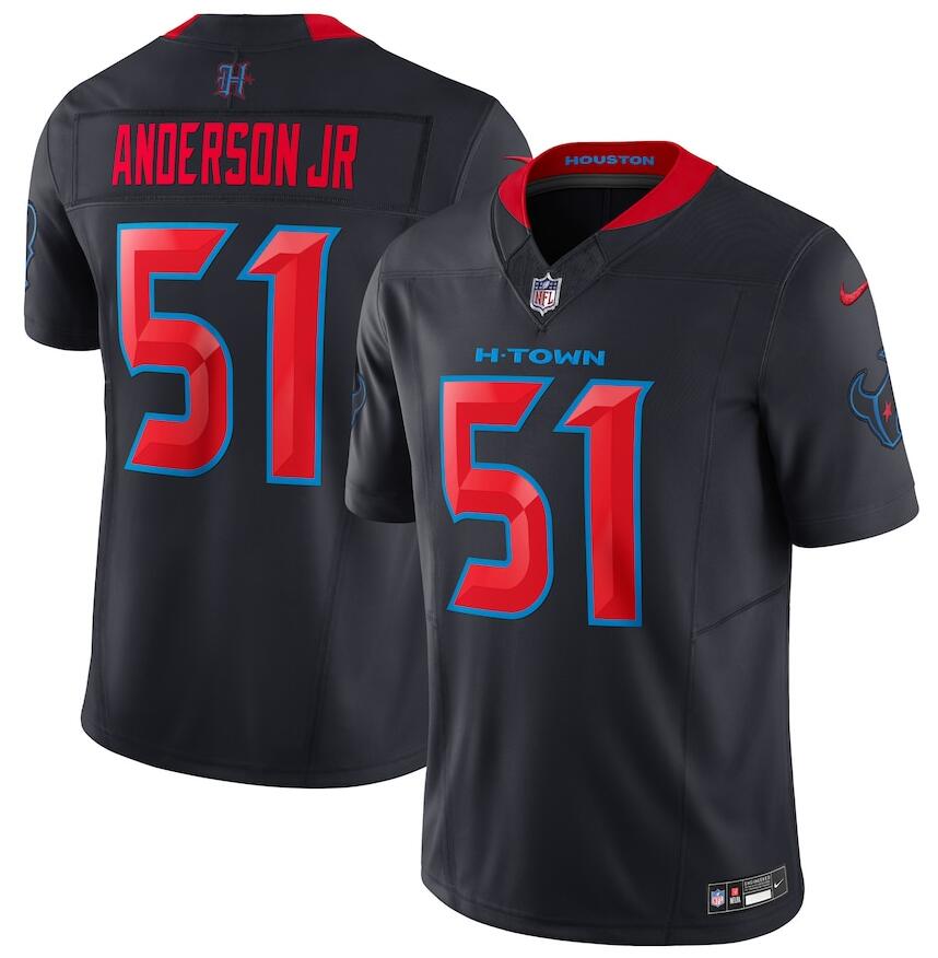 Will Anderson Jr Houston Texans navy Vapor jersey