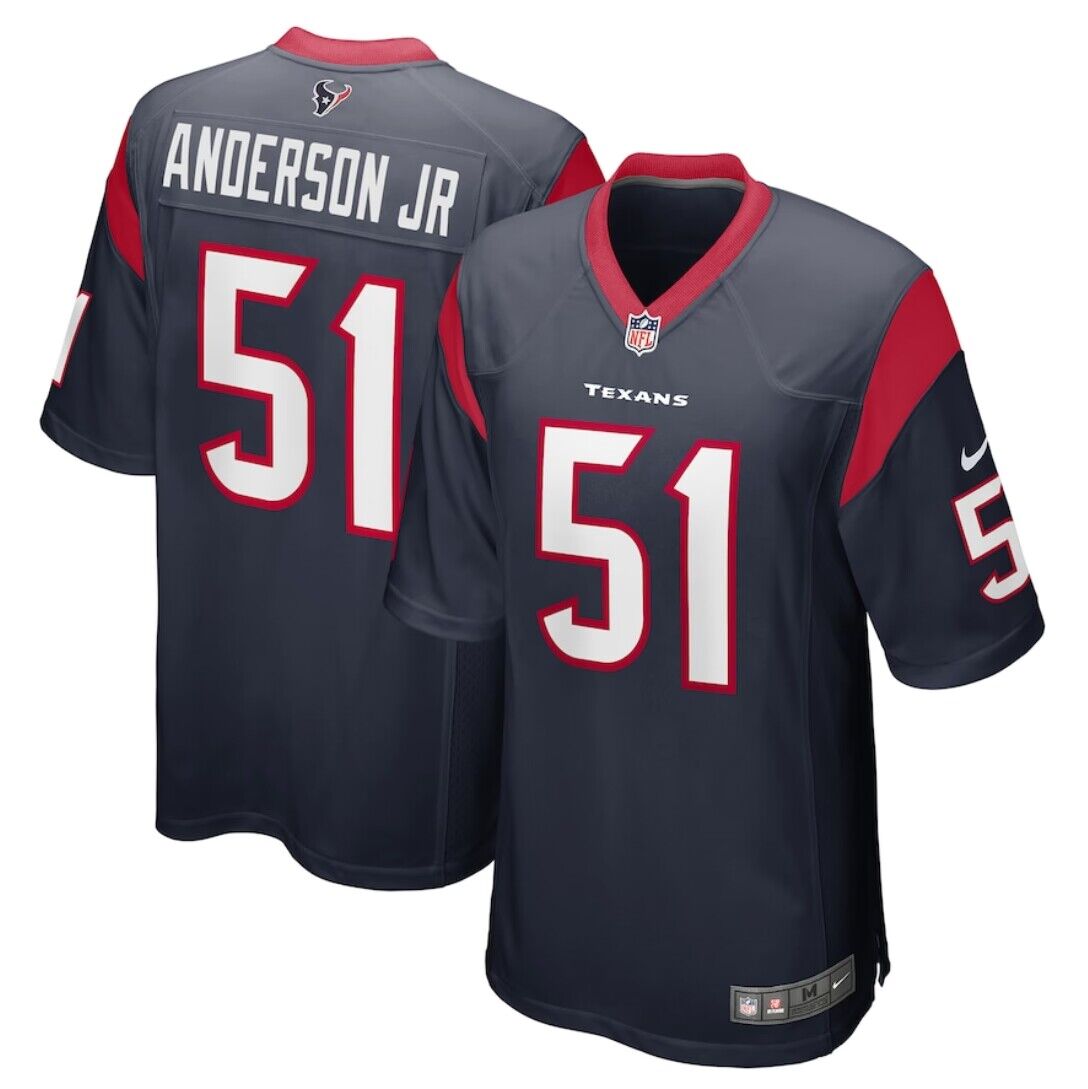 Will Anderson Jr Houston Texans navy Vapor jersey